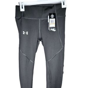 Under Armour Women's Headgear Speed Pocket 1344969 Ankle Crop Gray Pants S NWT